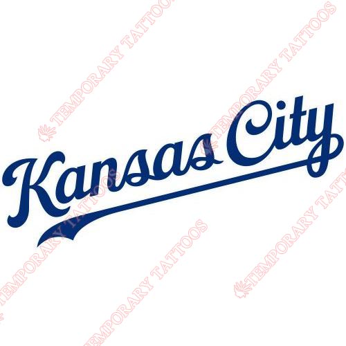 Kansas City Royals Customize Temporary Tattoos Stickers NO.1631